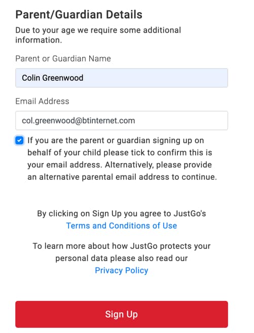 Parent/Guardian details